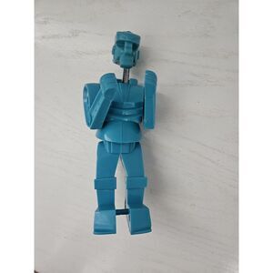Vintage Mattel Rock Em Sock Em Robots Blue Teal Bomber Robot Replacement‎ Parts